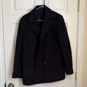 Ralph Lauren Men's Classic Navy Pea Coat